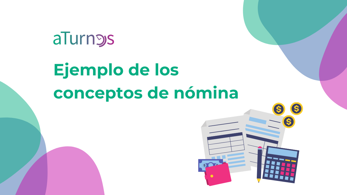 Ejemplos conceptos de nómina