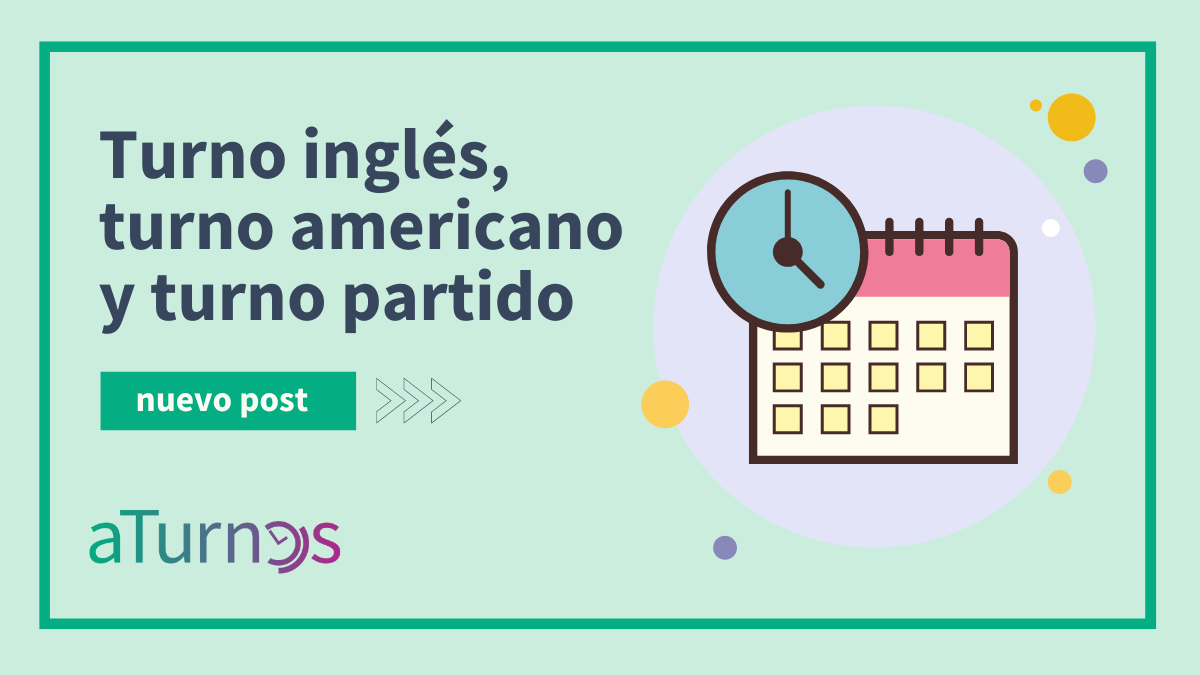 turno inglés, turno americano y turno partido