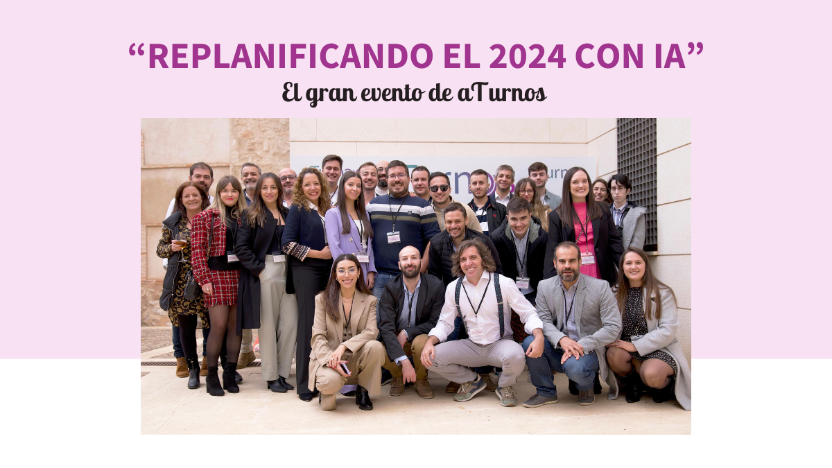 Evento de aTurnos replanificando 2024 con IA