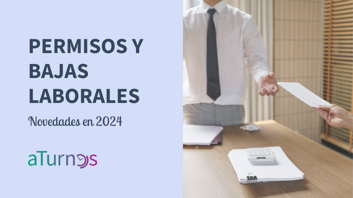 bajas y permisos laborales 2024