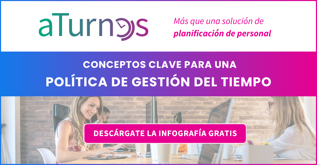 banner para descargar infografia de la politica de gestion de tiempos
