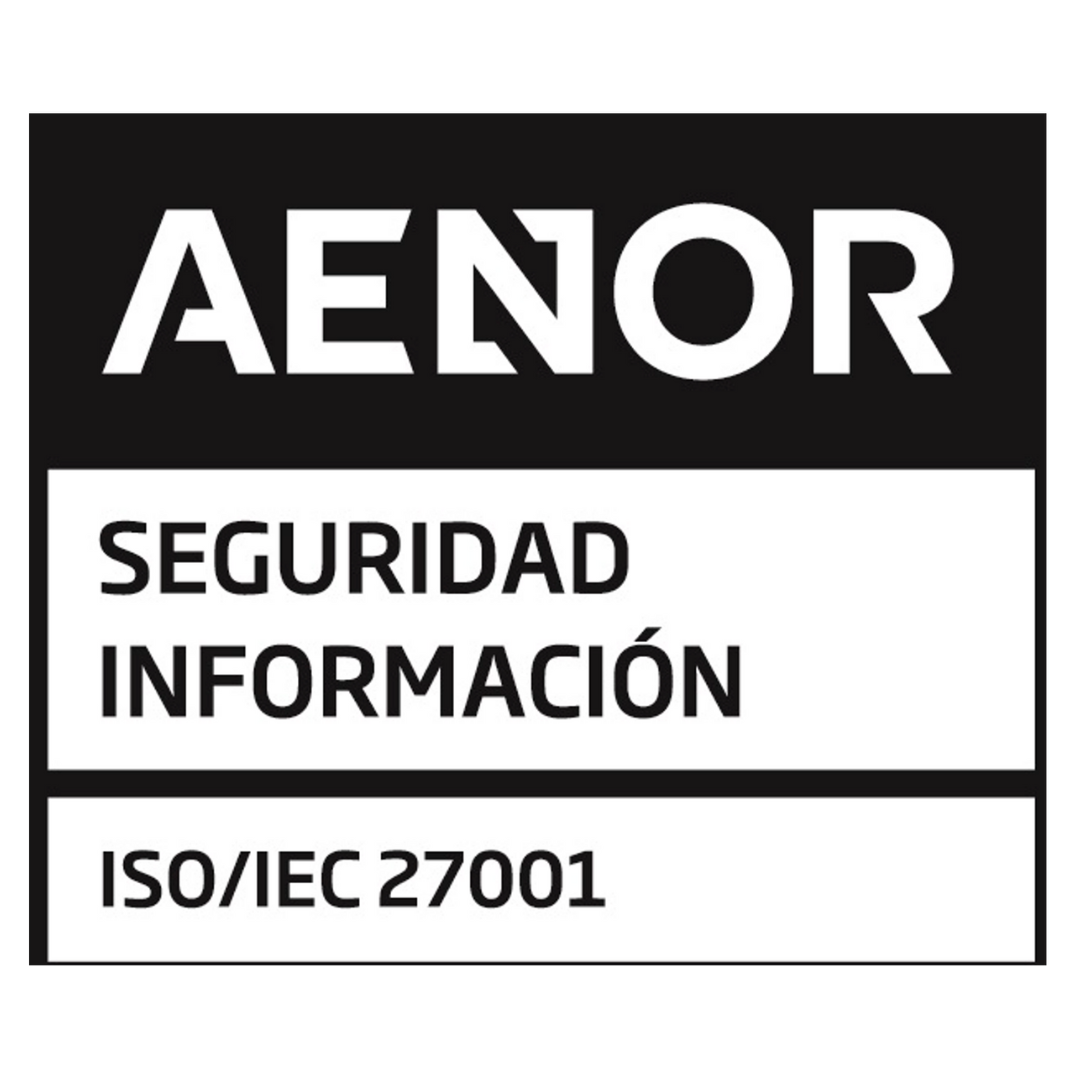 Certificación ISO 27001 aTurnos Solutions por AENOR