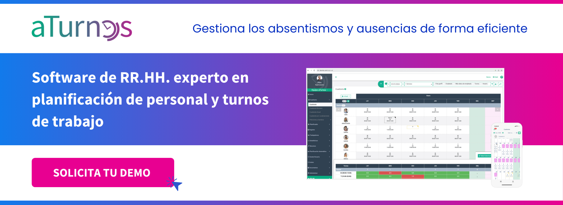 Software de gestion de ausencias laborales